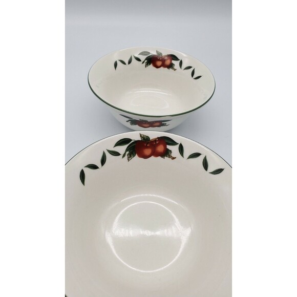 WSP Cades Creek Collection APPLE Set of 2 5 1/4" Fruit Dessert Bowls Stoneware - Picture 7 of 12